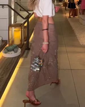 Revolve NND Sequin Maxi Skirt thumbnail 2