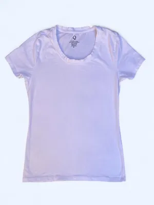 Quince white cotton spandex tee M layer essential capsule wardrobe essential thumbnail 1