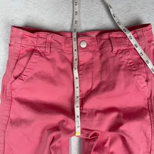 Risen Jeans Twill Jogger Pants Juniors 7/28 Pink RDP5242 Elastic Ankle Stretch thumbnail 6