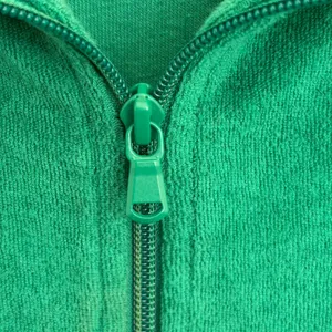 OFFLINE by Aerie Womens Green Terry Cloth Quarter Zip Pullover Sweatshirt Medium thumbnail 4