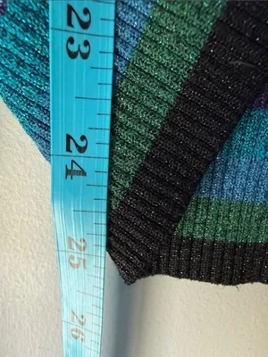 Ronny Kobo Metallic Stripe Knit Top thumbnail 6