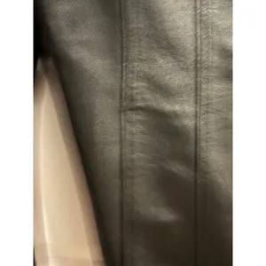 East 5th Womens Black Genuine Leather Zip Up‎ Jacket Size Small Tailored Coat thumbnail 3