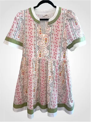 Women's Entro Garden Floral Babydoll Mini Dress Size S thumbnail 1