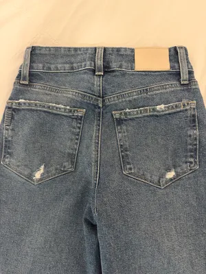 PAIGE Wide Leg Cuffed Jeans thumbnail 6