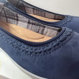 Earth Origins Fable Ballet Flats Women's 11‎ Blueberry Nubuck Comfort Shoes NIB thumbnail 13