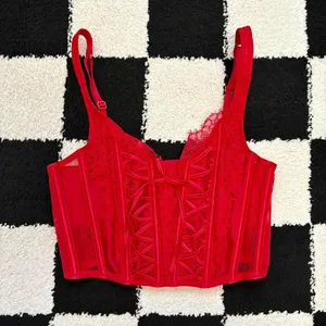 VS Dream Angels Red Lace Bustier XS thumbnail 1