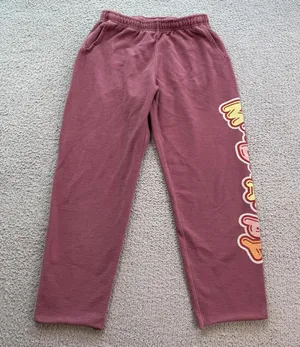 Madhappy Graphic Logo Sweatpants Womens Small Pink Mauve thumbnail 1