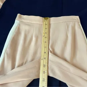 Aritzia Babaton Conan Blush Pink Stretch Crepe Pull On Side Stripe Tapered‎ Crop Pants 0 thumbnail 14