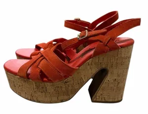 Free People Lisbon Sunstar Mary Jane‎ Platform Sandals Women's Size 8.5 thumbnail 1