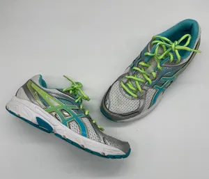 ASICS Gel-Contend 2 Women's Athletic Sneakers - White/Turquoise/Sharp Green - 7 thumbnail 1
