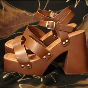 Madden Girl Platform Heels Tan thumbnail 2