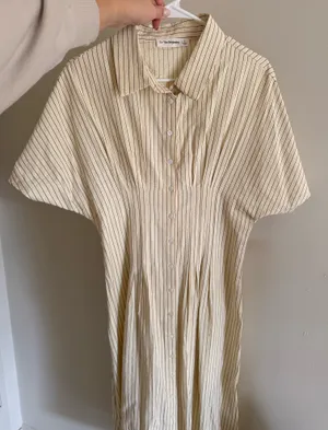 In the Beginning Stripe Button Front Dress thumbnail 3
