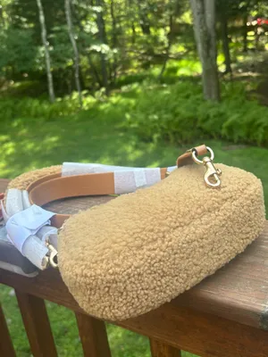 Authentic Coach 1941 Tan Sherpa Shoulder /crossbody Bag with 2 straps thumbnail 11