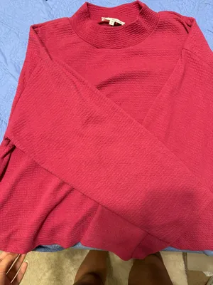 Long Sleeve Sweater With Mock Neck Size L thumbnail 1
