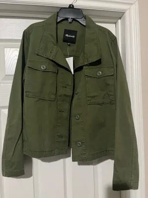 NWT Madewell green jacket  thumbnail 1