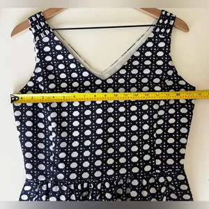 Vineyard Vines women sleeveless geometric print dress V neck 6 thumbnail 4