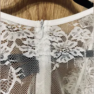 Be Wicked, Long Sleeve Lace Body Suit From Dujor Boutique NWT thumbnail 6