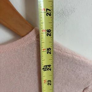 Antonio Melani Pink 100% Cashmere Peplum Crew Neck Sweater XS Long Sleeve thumbnail 6