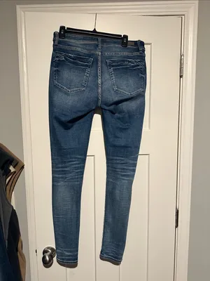 Buckle Black Slim Fit Dark Blue Stretch Jeans thumbnail 6