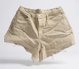 Universal Thread Womens Off-White High-Rise‎ Denim Shorts Size 12 thumbnail 1