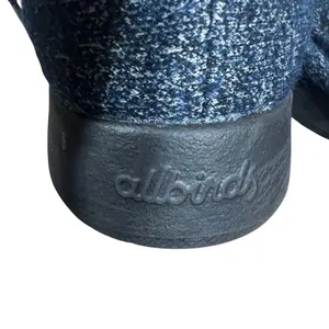 Allbirds Wool Runners Marled Knit Sneakers Navy Blue Sustainable Comfort Size W7 thumbnail 6