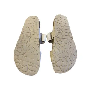 A. Giannetti Made in Italy Suede Leather Sandals Size 8.5 Slides Cork Sole Boho thumbnail 2