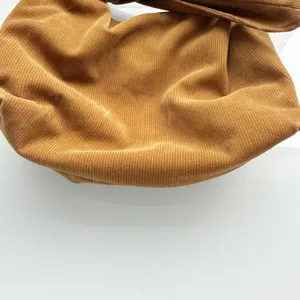 Merit Tan Corduroy Knot Wristlet‎ Bag Minimalist Earthy Boho Handbag thumbnail 7