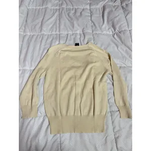 GAP Ivory Ribbed Knit Cardigan Size S‎ Button Down - A1- 0020 thumbnail 6