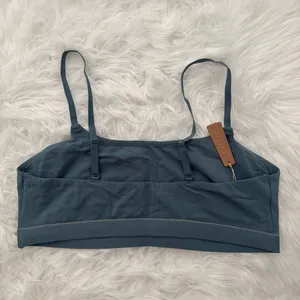 Skims Cotton Jersey Scoop Bralette Kyanite Size 3X thumbnail 5
