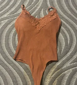 PINK by Victoria's Secret Brown Bodysuit thumbnail 1