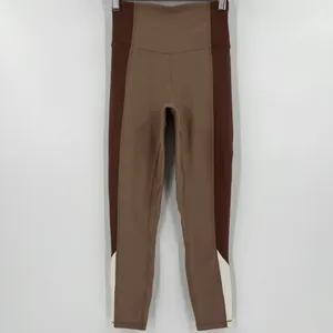 Abercrombie YPB XS Short Sculpt LUX‎ Curve Love 7/8 Length Leggings Colorblock thumbnail 3