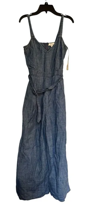 Dizzy Lizzy chambray denim jumpsuit‎ size S Blue thumbnail 1