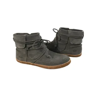 UGG Reid Ankle Suede Bootie W's 7.5 Gray Everyday Comfort Versatile Cottage NWOB thumbnail 4