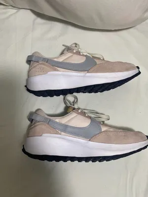 Nike Waffle Debut Women's Sneakers Pink Gray Running Shoes Size 8 DH9523-605 thumbnail 5