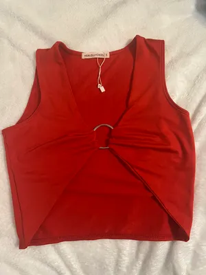 Red Crop Top thumbnail 1