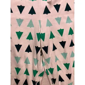 Primary‎ Pajama Pants Unisex Medium White Green Organic Cotton Tree Print thumbnail 3