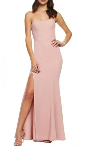 Dress the Population Ellen pink gown thumbnail 1