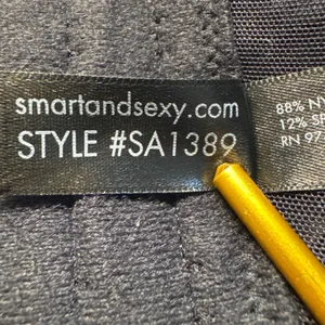 Smart & Sexy Mesh Collection Underwire Bra‎ Black 32DDD SA1389 thumbnail 7