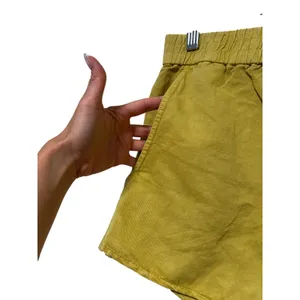 Zara Women's Olive Green High Rise Elastic Waist Shorts Size S NWT thumbnail 6