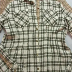Anthropologie Free People madras shirt XS thumbnail 4