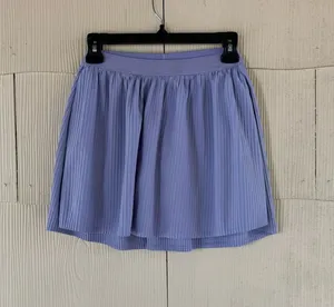 Pleated Lavender Mini Skirt - Women thumbnail 1