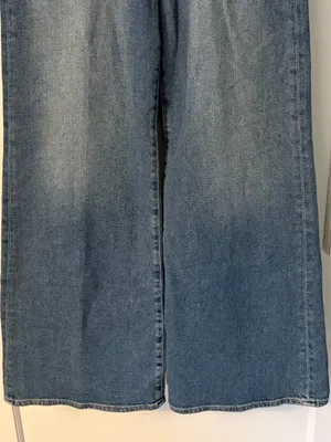 7 for All Mankind ultra high rise jo wide leg jeans size 25 wash sea level thumbnail 8