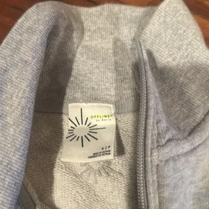 Aerie Cropped Quarter Zip thumbnail 3