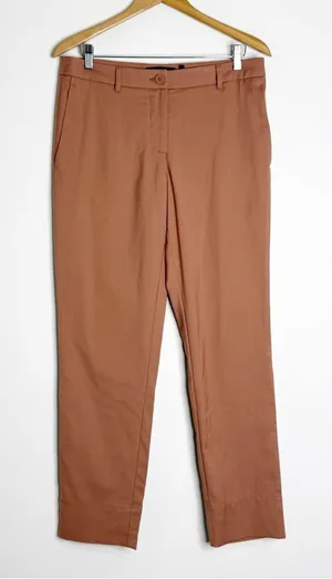 WILDFANG The Empower Trouser Pants Size 10 Dusty Pink Stretch Tailored thumbnail 1