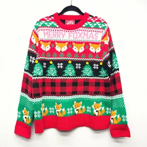 Urban Heritage Foxy Ugly Christmas Chunky Sweater Womens XL Holiday Party Event thumbnail 2