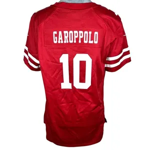 Nike San Francisco 49ers Jersey Large Red Garoppolo 10 NFL‎ On Field Loose Fit thumbnail 2