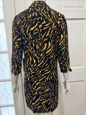 PINKO Viscose Made in Italy $365 ZEBRA BLAZER NOKOTA ITALIAN Dress 40 US SZ 4 thumbnail 12