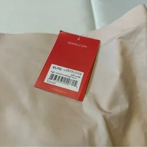 NWT SPANX Thinstincts High Waisted Mid-Thigh Shorts Nude Shapewear Size XL thumbnail 4