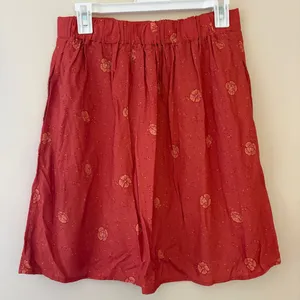 Rachel Création Canadienne Floral EcoVero Midi Skirt M Red Boho Sustainable thumbnail 2