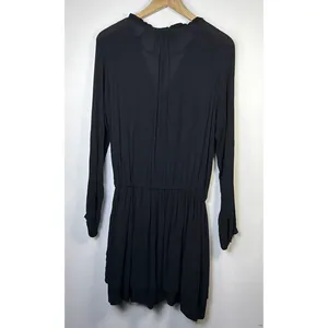 Rails Black Long Sleeve layered Mini Dress bohemian cottagecore victorian medium thumbnail 8